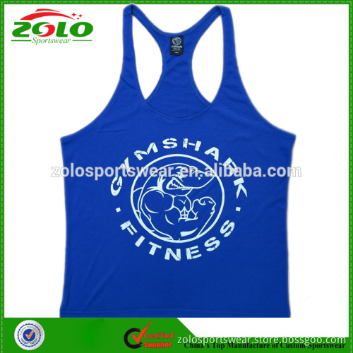 2015 New Arrival Adult Men's Custom Made China Good Quality Gym Singlet